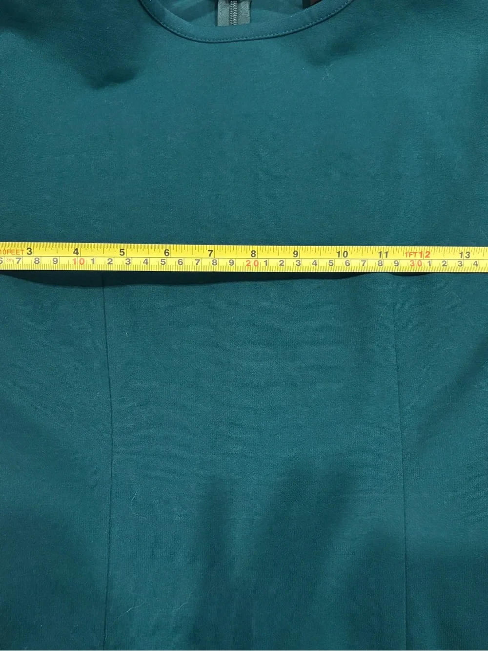 J Crew Dark Green Ponte Long Sleeve Sheath Dress Size XS